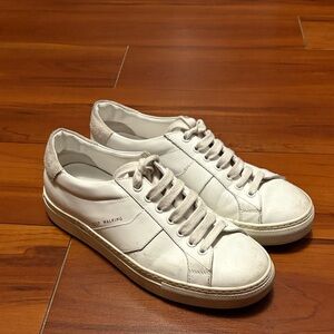 ME+EM White Leather Sneakers Sz 38